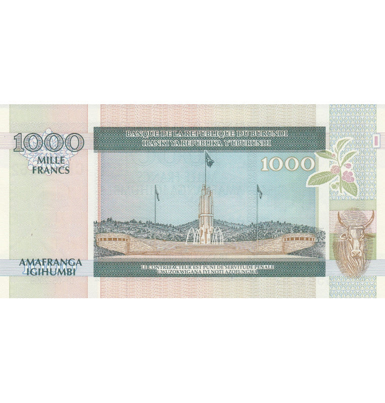 Burundi 1000 Francs 2009 Pick 46